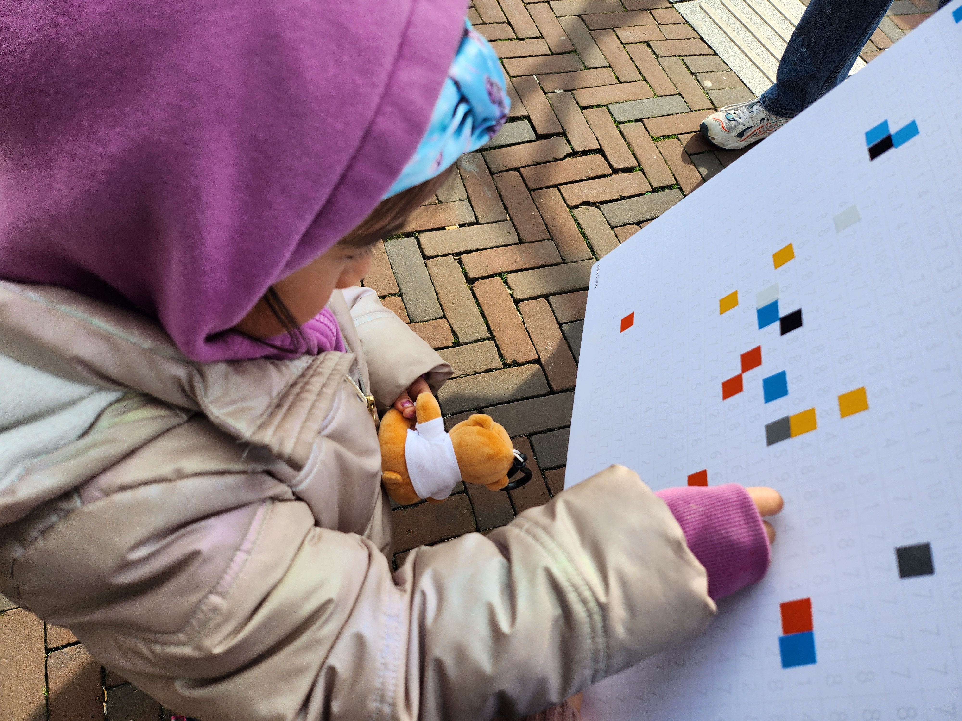 A Citizen Participating in the Paint For Peace Project